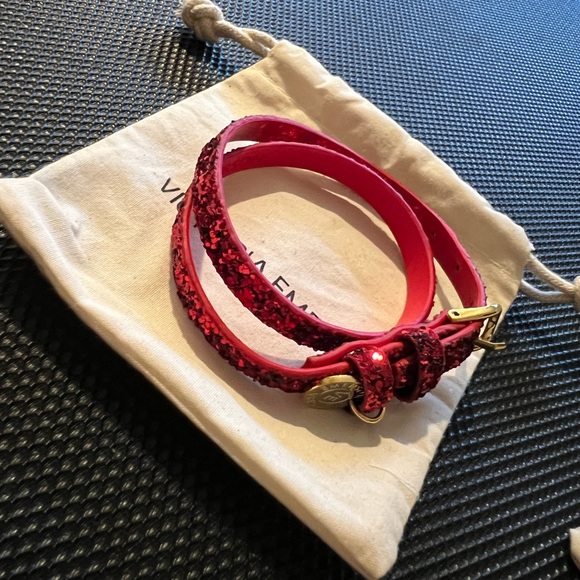 Victoria Emerson red sparkle wrap bracelet - Picture 4 of 4